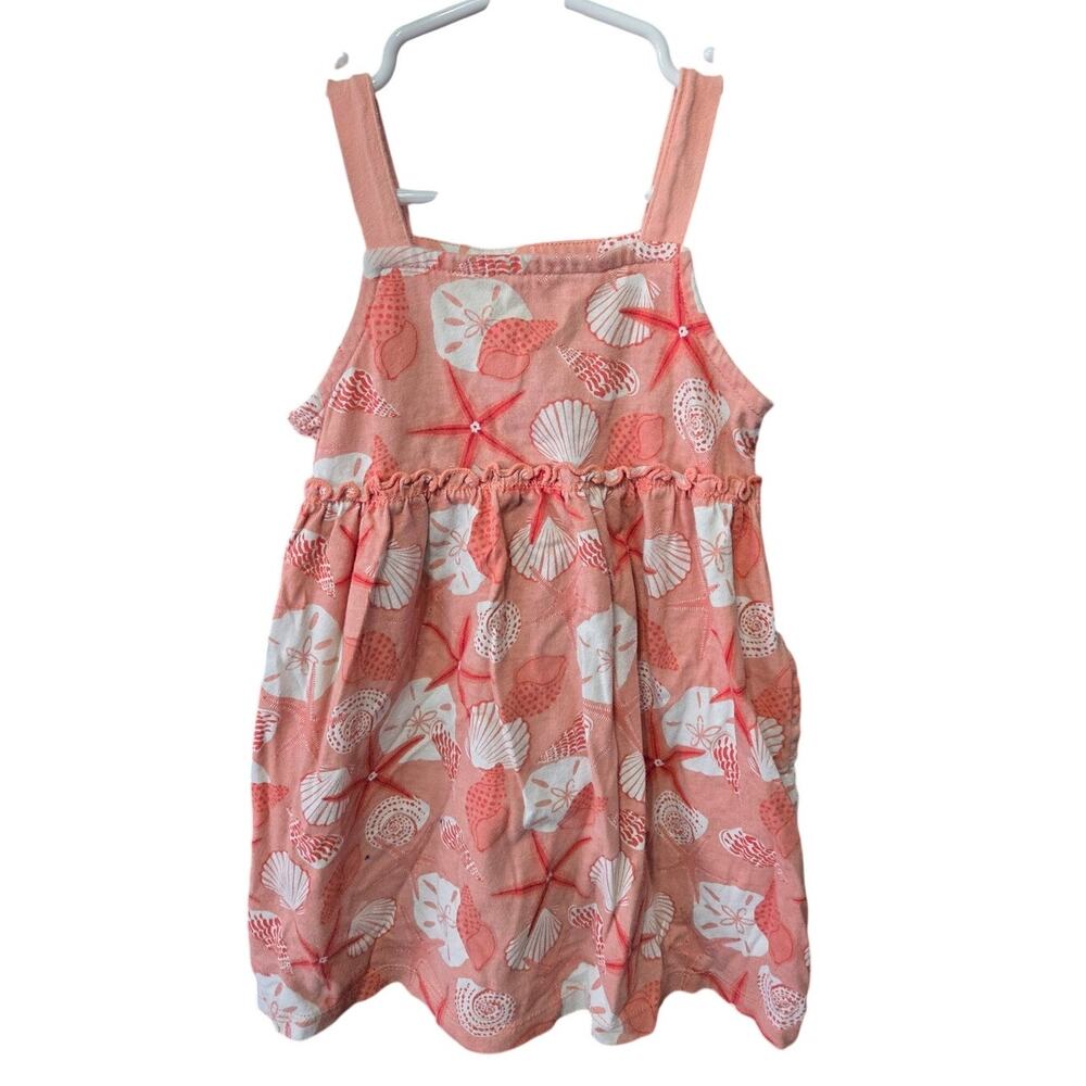 Coral & White Beachy Sundress with Pockets - Wonder Nation - 18mo